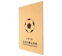 MUELODSIC Portable Football Scorebook Sports Score Record Notebook Compact Lightweight Sports Score Recording Book for Game Tracking and Skill Improvement