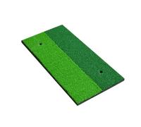 MUELODSIC Portable Golf Practice Mat Realistic Short Grass Swing Driving Hitting Pad for Indoor Outdoor Training Green Two-color Fairway Simulation Mat