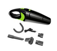 MUELODSIC Portable Handheld Car Vacuum Cleaner USB Charging Cordless Wet and Dry Dual Use Compact Lightweight Dirt Collector for Car Interior Cleaning R Black