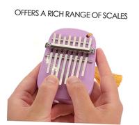 MUELODSIC Portable Mini Kalimba Thumb Piano for Beginners Wooden Finger Musical Instrument with Rich Sound Learn Design for Travel and Outdoor Music Practice