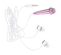 MUELODSIC Portable Miniature Microphone and No External Power Required for Voice Recording with Plastic Body for Video Blogging and Live-streaming with Family and Friends