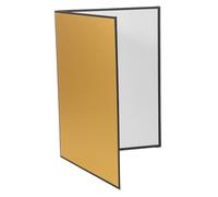 MUELODSIC Portable Photography Reflector Panel Silver Reflective Board Foldable Light Diffuser Cardboard for Studio Product Shots Macro Photography Highlight Bounce Card
