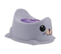 MUELODSIC Portable Potty Training Seat with Anti-Slip Matte Finish Thickened Construction Removable Lid for Easy Cleaning Adorable Blue Sea Lion Design for Boys Toilet Training at Home and