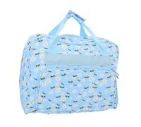 MUELODSIC Portable Sewing Machine Storage Bag with Pockets Oxford Fabric Knitting Tote for Yarn Organizer Space-Saving Hanging Design Travel-Friendly Trolley Case for Craft Supplies