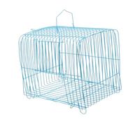 MUELODSIC Portable Wire Bird Cage for Parakeets Travel Carrier with Breathable Ventilation Secure Metal Travel Cage for Outdoor Activities
