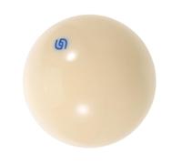 MUELODSIC Precision 2-1/4 White Cue Ball for Billiard Pool Table Training - Blue Dot Snooker Practice Ball for Game Nights and Family Use