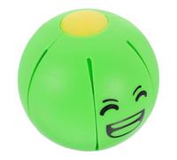 MUELODSIC Press The Bouncy Ball for Dogs Flying Saucer Shaped Dog Toy Elastic Material for Outdoor Fetch Interactive Chew Toy