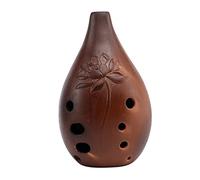 MUELODSIC Professional 10 Holes Ceramic Xun Instrument Easy to Blow Ancient Ocarina Music Instrument for Performers and Artists Gift for Beginners Style