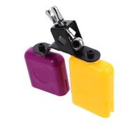MUELODSIC Professional High Low Tone Percussion Block Drum Kit with Cowbell Lightweight Portable Wooden Fish Drum for Music Education and Parent Interaction Accessory