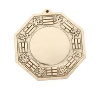 MUELODSIC Pure Copper Convex Bagua Mirror Feng Shui Gossip Ornament for Home Door Protection Traditional Chinese Exorcise Evil Spirits Decor