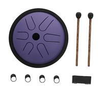 MUELODSIC Purple Tongue Drum Percussion Instrument for Music Education and Meditation Stylish Ethereal Drum Suitable for Beginners Adults Yoga and Spiritual Therapy Gifts
