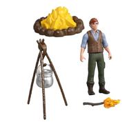 MUELODSIC PVC Simulation Figure Wild Bonfire Campfire Model for Educational and Decorative Use Safe PVC Material Realistic Outdoor Scene for Home Display