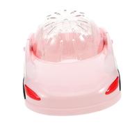MUELODSIC Quiet Hamster Running Ball with Multiple Ventilation Smooth Rolling Detachable Exercise Wheel for Small Pets Aerobic Fitness for Gerbils Mice and Hamsters Easy to Clean Pink Car