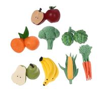MUELODSIC Realistic Vegetable and Fruit Imitation Models Vivid Plastic Food for Photo Props and Home Decoration Lifelike Play Food for Educational Display