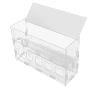 MUELODSIC Rutin Chicken Feeding Box and Water Feeder Multi-hole Double-layer Large Capacity Poultry Food Container for Chickens Quails and Farm Use