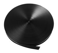 MUELODSIC Rv Exterior Trim Molding Insert Strip 50ft Roll Black Plastic Screw Cover Rv Corner Molding Channel for Motorhome Trailer Exterior Decoration