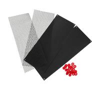 MUELODSIC Silent Hamster Wheel Nail Trimmer Pad Black, Exercise Wheel Abrasive Replacement Mat for Cage, Pet Running Platform Accessory for Small Rodents