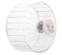 MUELODSIC Silent Running Wheel for Hamsters Hedgehogs Chinchillas Guinea Pigs Crystal Clear Exercise with Dual Bearings for Small Pets Relieves Boredom and Increases Activity