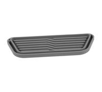 MUELODSIC Silicone Fridge Water Drip Catcher Tray Flexible Refrigerator Water Dispenser Accessory Spill Protector Non-slip Kitchen Draining Mat Easy Clean Gray