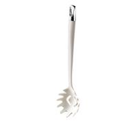 MUELODSIC Silicone Pasta Server with Slotted Drain Heat-Resistant Noodle Filter Spoon for Easy Draining and Serving Lightweight Silicone Pasta Tongs for Kitchen Cooking