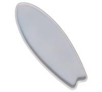 MUELODSIC Silicone Surfboard Coaster Mold for DIY Epoxy Cup Pads Flexible Silicone Craft Mold for Handmade Coasters Home Decor