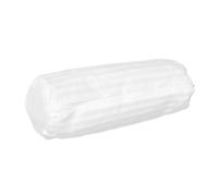 MUELODSIC Silky Smooth Round Bolster Pillow Case with Hidden Zipper Breathable Lightweight Cylindrical Neck Pillow Cover for Comfortable Sleep and Easy Cleaning