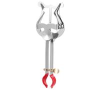 MUELODSIC Silver Trumpet Music Score Binder Clamp for Marching Band Music Supply Comfortable Grip Trumpet File Folder Compatible with Standard Lyre Mounts