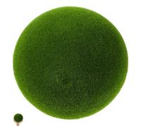 MUELODSIC Simulation Moss Ball Lightweight Foam Faux Greenery Decorative Sphere for Garden Vase Bonsai Rustic Farmhouse Home Hotel Mall Ceiling Hanging Ornament