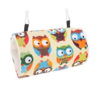 MUELODSIC Small Pet Tunnel Hideout Hammock for Hamsters Chinchillas Guinea Pigs Hanging Cozy Nest Bed for Rest and Play Safe Warm Animal Shelter for Cage and Use