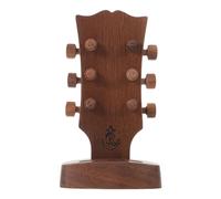 MUELODSIC Solid Walnut Wood Guitar Pick Storage Box Case 5.34x2.99x1.97in with Organizer for Acoustic Guitar Picks for Guitarists