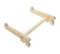 MUELODSIC Solid Wood Laptop Stand Vertical Riser for Desk Height Computer Holder for Home Office Ergonomic Screen Elevation for Laptops and Below Stable and Practical Design for Comfortable
