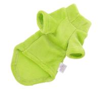 MUELODSIC Sphynx Cat Clothes Winter Warm Cat Coat Sleeves XS Light Green High Collar