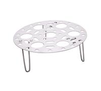 MUELODSIC Stainless Steel Steaming Rack Heat-resistant Kitchen Food Steamer Stand for Induction Hob and Steaming Fish Welded Wire Rack for Nutrient-preserving Cooking at Home Restaurant
