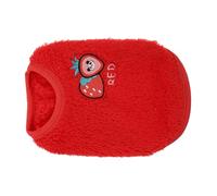 MUELODSIC Strawberry XXXS Rabbit Warm Clothes for Small Pets, Skin-Friendly Soft Vest Apparel for Dwarf and Lop-Eared Rabbits, Multi-Function Cozy Outfit for Indoor Use