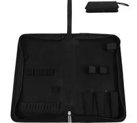 MUELODSIC Sturdy Black Oxford Cloth Tuning Tool Carrying Bag for Nuts and Screws with Wear-resistant Material and Secure Closure, for Piano and Guitar Maintenance