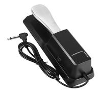 MUELODSIC Sustain Pedal for Keyboard Sturdy Metal Foot Pedal Switch Replacement Part for Electronic Piano Keyboards Instrument Accessory