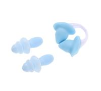 MUELODSIC Swimming Nasal Congestion Set Swim Training Nose Plug Diving Nose Protector for Swimming Diving Pvc Blue