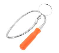 MUELODSIC Telescoping Inspection Mirror with Round Reflective Surface Rotating Vehicle Check Tool for Under Car and Mechanic Use Extendable for Precise Automotive Repairs and Inspections