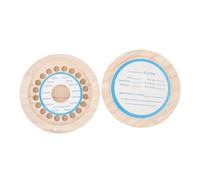 MUELODSIC Tooth Memorial Box Wood Boys and Girls Milk Teeth Keepsake Box for Memory Storage for Boy