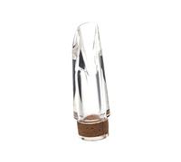 MUELODSIC Transparent Clarinet Mouthpiece Abs Plastic Bolwtorch for Clarinet Players with Metal Sound Control and No Bite Marks