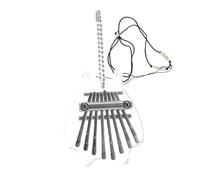 MUELODSIC Transparent Key Mini Kalimba Thumb Piano Portable Compact Finger Instrument for Beginners Melodious Sound Playful Beast Shape Easy to Learn Music