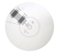 MUELODSIC Turntable Alignment Calibration Plate and Vinyl Record Pickup Gauge Ruler for Music Enthusiasts, Anti-slip Acrylic Protractor Tool for Precise Cartridge Adjustment, Black