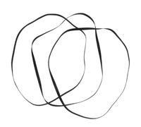 MUELODSIC Turntable Drive Belt Replacement 3pcs Set Rubber Belt for Belt-driven Vinyl Record Player Retro Cassette Tape Machine Accessory Compatible with Phonograph