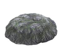 MUELODSIC Turtle Basking Platform Floating Dock with Stable Resin Rock Shelter for Reptile Sunbathing and Climbing Aquarium Turtle Resting Terrace Simulating Natural Habitat