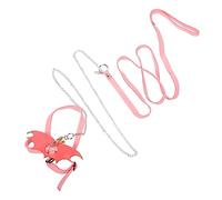 MUELODSIC Turtle Harness Leash Anti-escape Walking Rope Pink Small Outdoor Tortoise Control Strap for Medium and Small Turtles