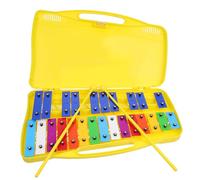 MUELODSIC Twenty-five-tone Teppanya Musical Instrument Toy for Toddlers Percussion Plate Orff Instrument in Yellow Box