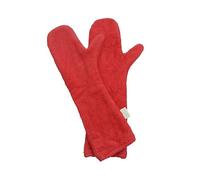 MUELODSIC Ultra Absorbent Pet Cleaning Glove with Super Thick Microfiber for Quick Drying Dog Puppy Horse Paws Portable Water Absorbing Grooming Mitts for Outdoor Activities and Random Color