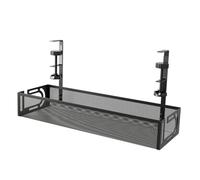 MUELODSIC Under Desk Cable Management Tray Mesh Wire Organizer for Home Office Lightweight Cord Managing Bracket with Spacious Design Reusable Cable Storage for Desk Tidy