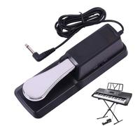 MUELODSIC Universal Piano Sustain Pedal with Piano-style Action for Electronic Keyboards and Digital Pianos - Compatible with Yamaha, Black Keyboard Foot Pedal for Music Practice and Performance