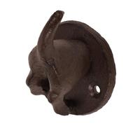 MUELODSIC Vintage Cast Iron Dog Butt Wall Hook Decorative Hat Hanger European Style Sturdy Coat Rack Rustic Wall-Mounted Clothes Hook for Home Decor